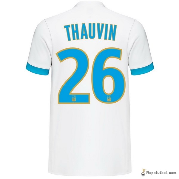 Camiseta Marsella Replica Primera Ropa Thauvin 2017/18